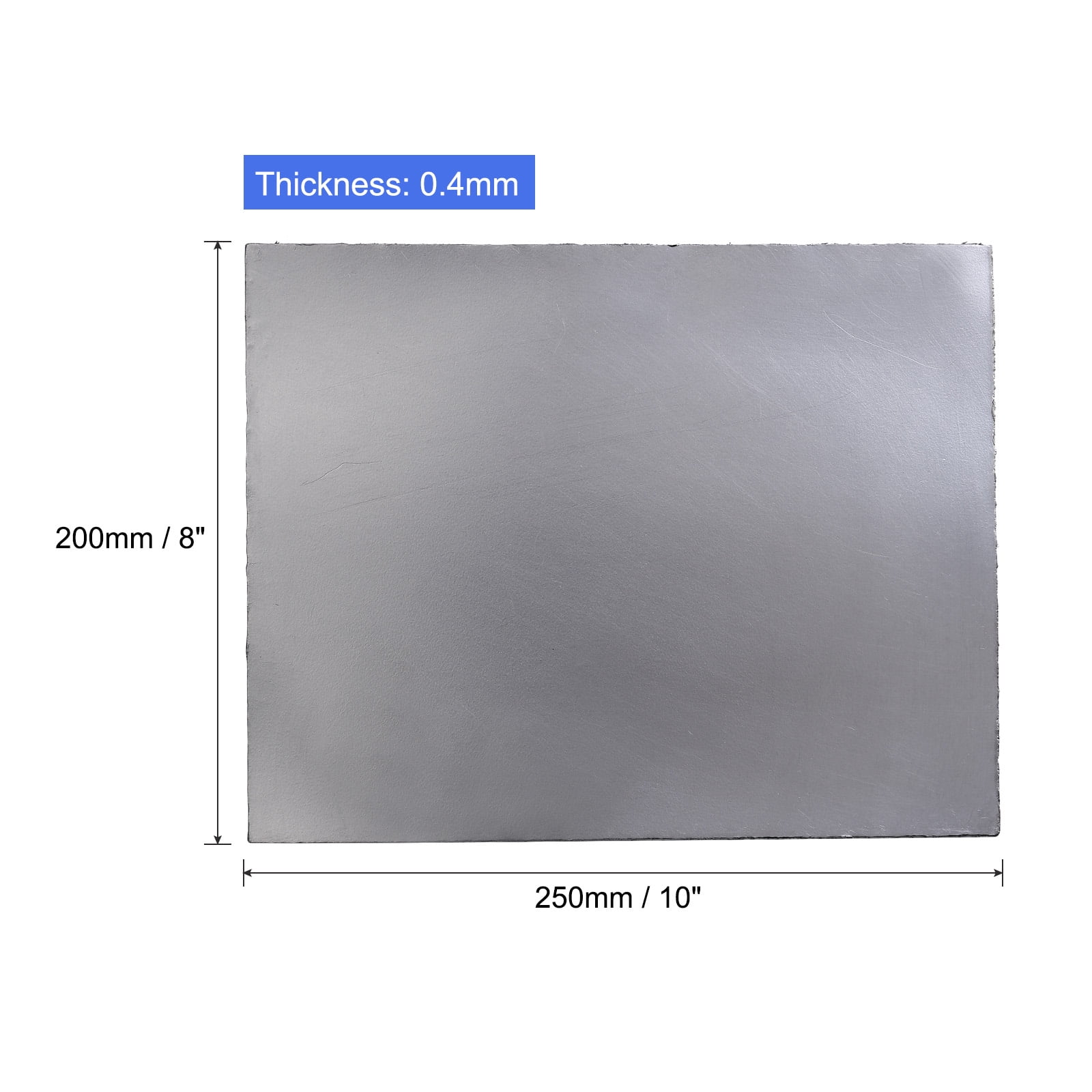 Flexible Graphite Foil Graphite Gasket Sheet Graphite Foil Sheet 250x200x0.4mm, Pack of 3  - Paidu Group