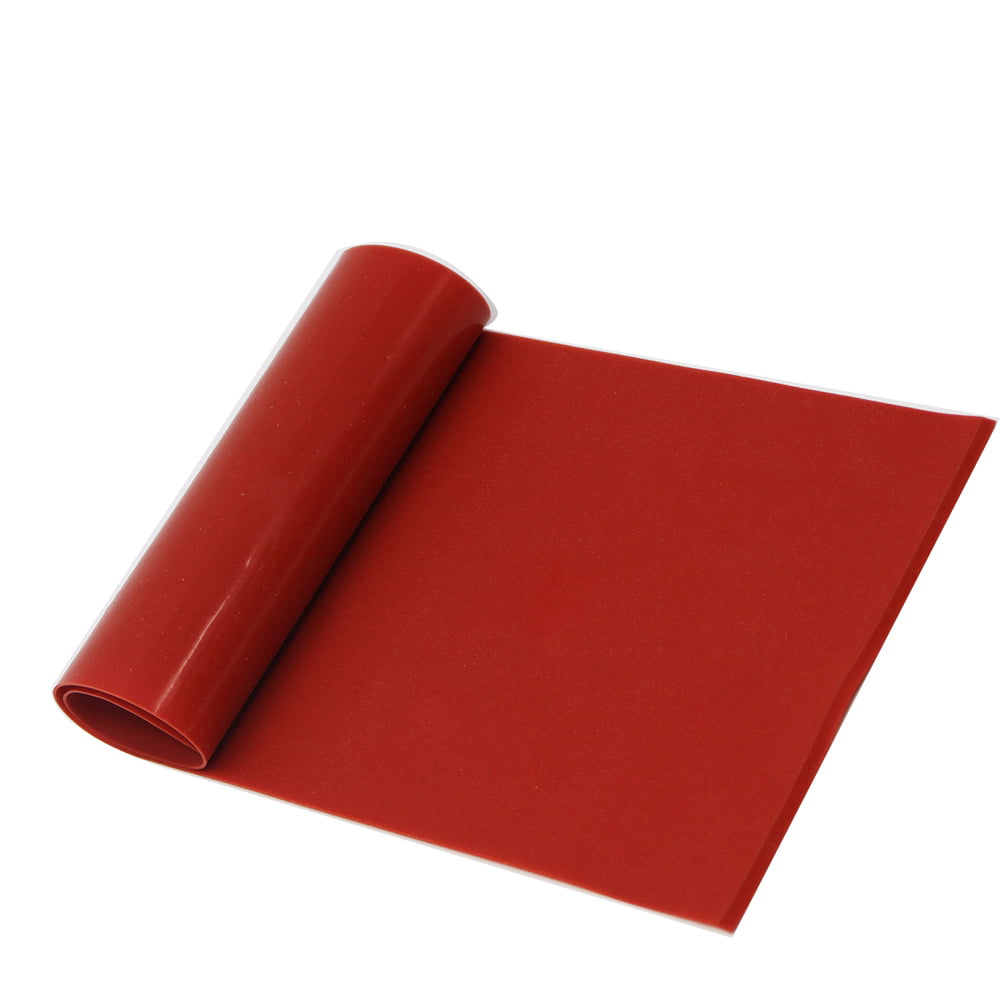 Red Silicone Sheet Fireproof Gasket Material for Auto Replacement Universal Vehicle 2pcs - Paidu Suppliers